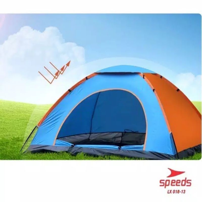 Tenda Camping Speeds 2-4 Orang Ukuran 200cm