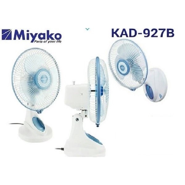 Kipas Angin Miyako 9 Inch Meja / Dinding / Miyako KAD927B
