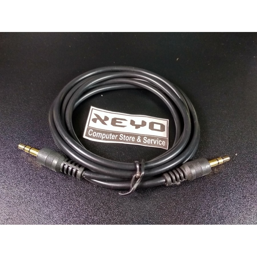 Kabel Audio AUX Panjang 1 Meter 1m Jack Jek 3.5mm