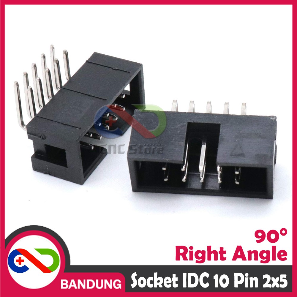 DC3-10P RIGHT ANGLE SOCKET IDC 2x5 10PIN BOX HEADER MALE ISP