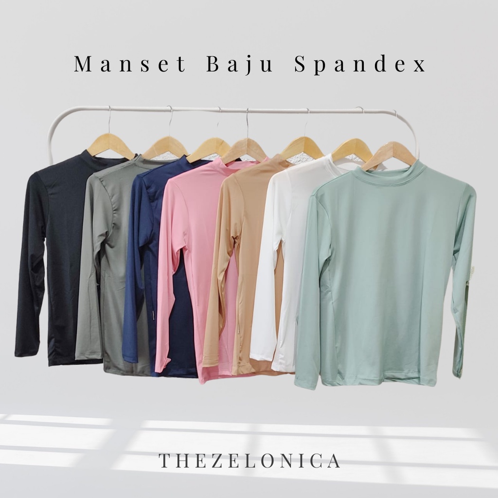 Zelonica Manset lengan-panjang Bahan Spandek