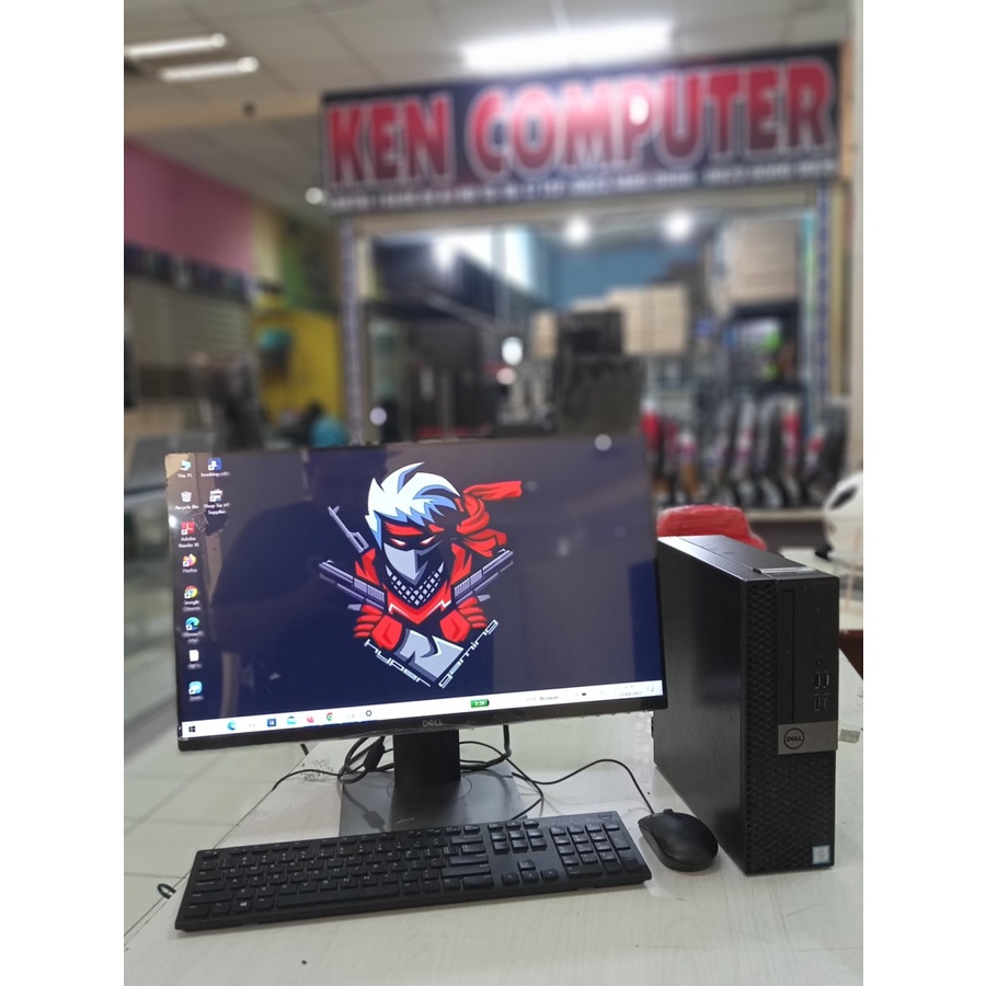 PAKETAN DELL CORE I7 GEN 8 MONITOR FRAMELEES 24INCH