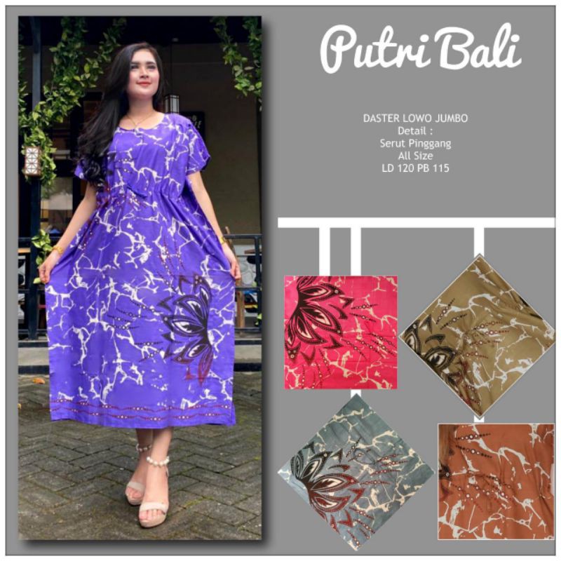 Daster jumbo lowo sonaya baju murah wanita kekinian-Lw putri bali
