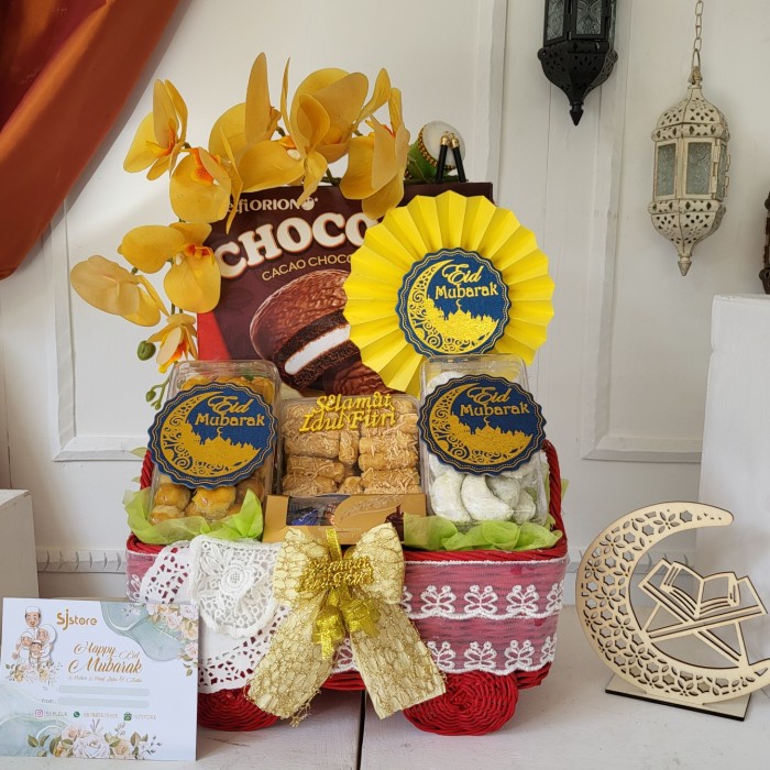 

Paket box hampers lebaran parcel idul fitri ramadhan kue kering 128