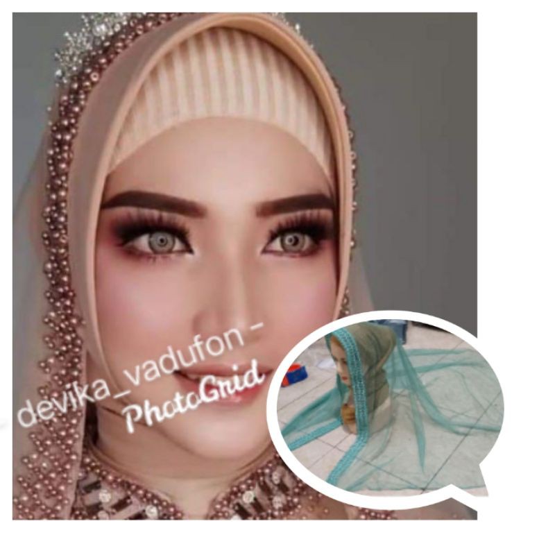 MIKA murah  isi 10 pcs HIJAB TEBAL DIJAMIN BIKIN RAPIH