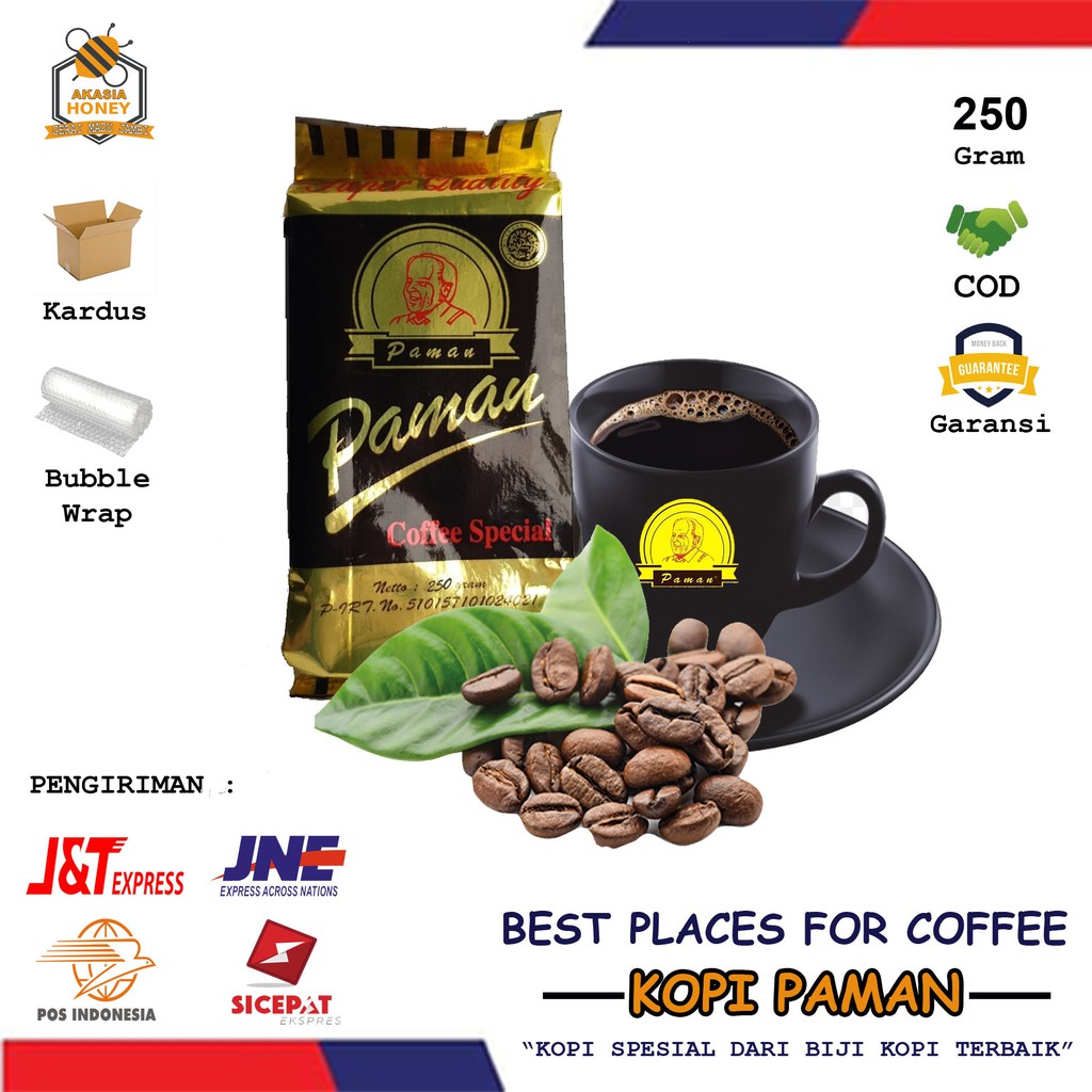 

KOPI PAMAN 250 GRAM COFFEE ORIGINAL BUBUK OLEH OLEH KHAS JAMBI