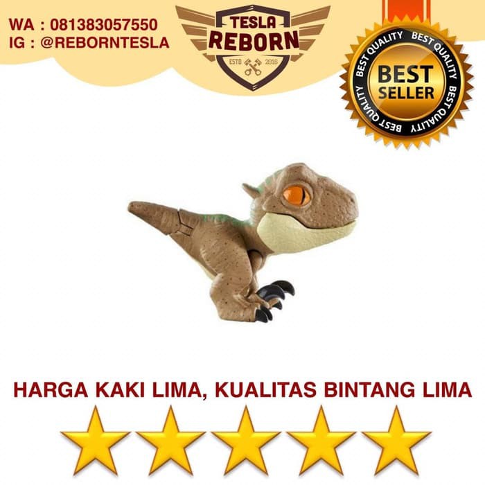 Jual Murah Snap Squad Jurassic World Velociraptor Echo Wave 3