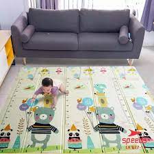 Matras Bayi Playmat Bayi Karpet Lipat Anak Bayi Tikar Lipat XPE MAT Double Side Tikar Lipat-2