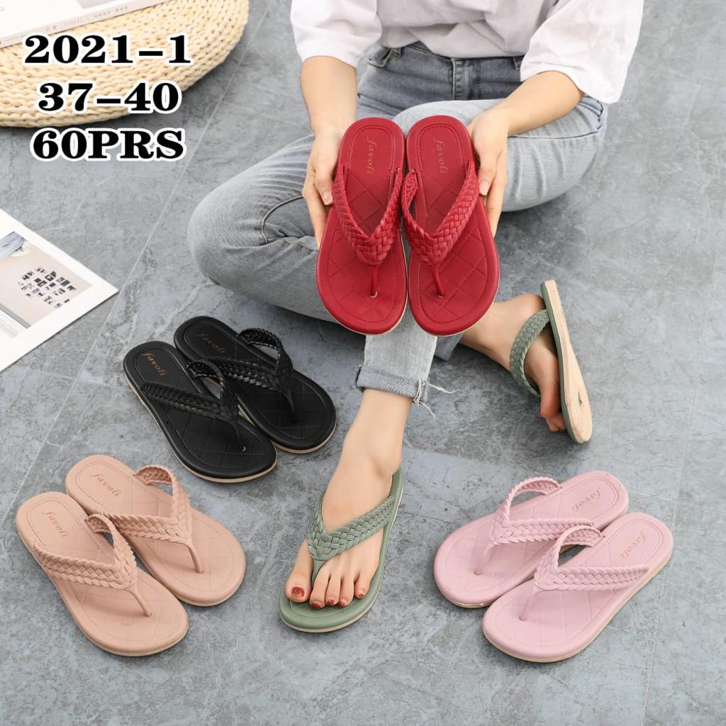 Sandal Jepit Wanita Import Anyam Winola Collection WNL 2021-1