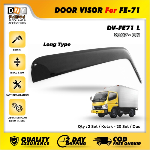 Talang Air / Door Visor DNY Fe- 71 Canter – Injection High Quality