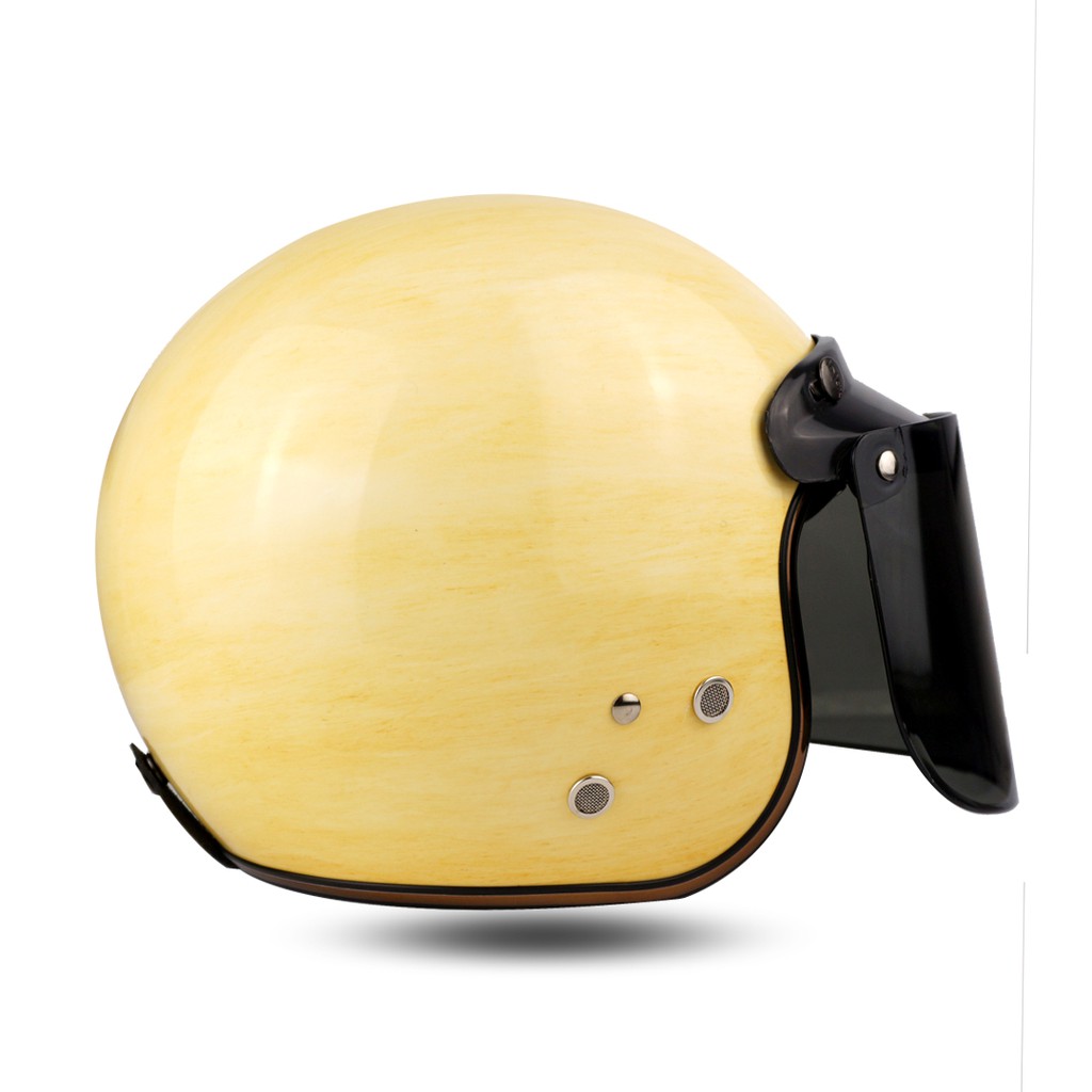 Jitsu Helm Retro Premium JR1 Wood-1