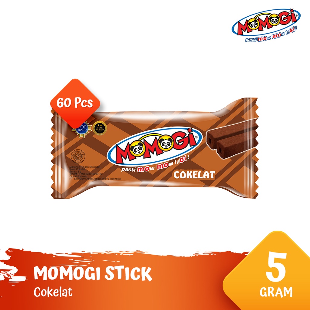 

Momogi Bundle 3 Stick Coklat 5gr (60 Pcs)