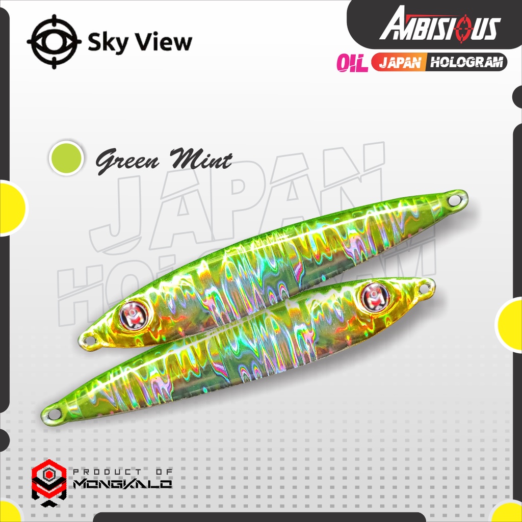 Mongkalo Ambisious Minyak noGID noMotif Candy 30 Hijau-Mint