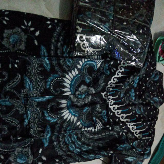 Kemeja Batik Pria Lengan Pendek Size M L Xl Xxl Bswart Batik Hrb026 Kenongo Hem Panjang Padi