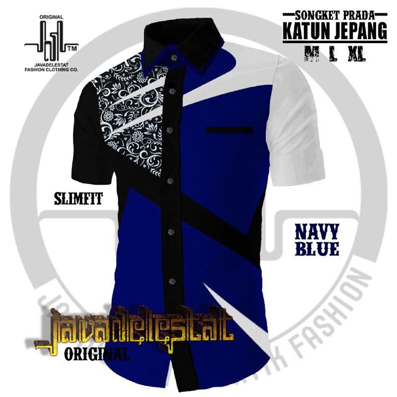 Hem Batik Pria Toyobo Lengan Pendek Kombinasi Berkualitas [cz] #batik #hem #pria #keren