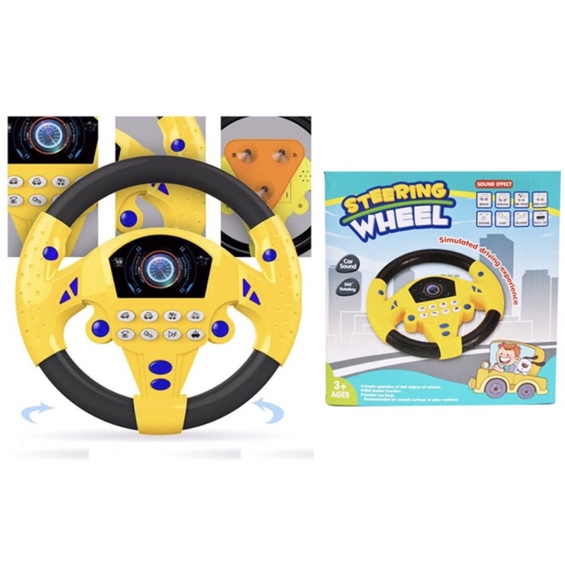 Mainan Setir Setiran Mobil Steering Wheel Driving Simulator