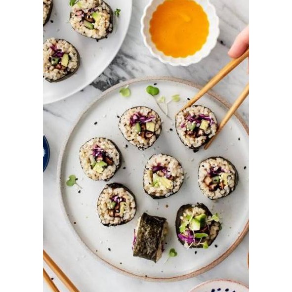 

PrdЦck b4gЦs Nori - Rumput laut untuk Sushi - Manjun Yaki Sushi 50 lembar|K3 kinian| w.F.6