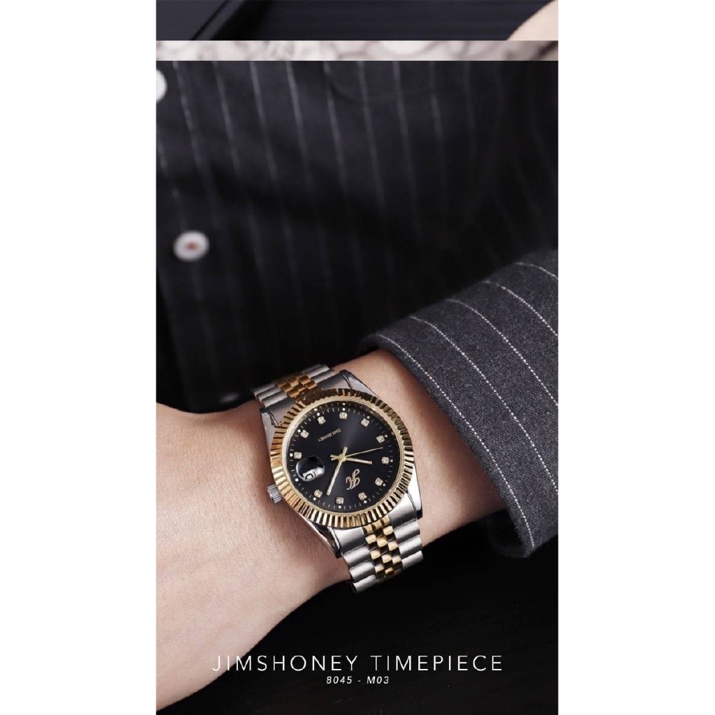 JAM 8045 - M3 jam tangan couple "Jims Honey" #forever love & honey