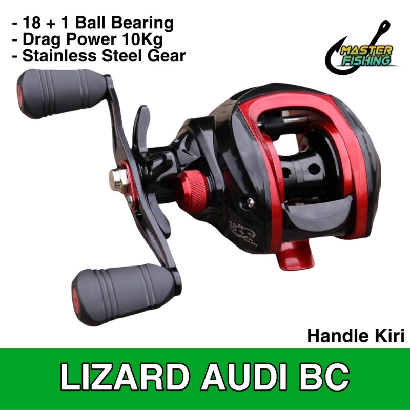 REEL BAIT CASTING BC LIZARD AUDI IMPORT QUALITY TERLARIS