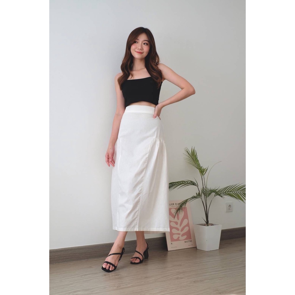 FWR - ELEANOR LINEN STRDI SKIRT