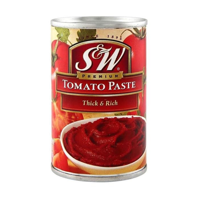 S&amp;W Tomato Paste 170gr / SW Pasta Tomat Halus Kalengan Thick &amp; Rich