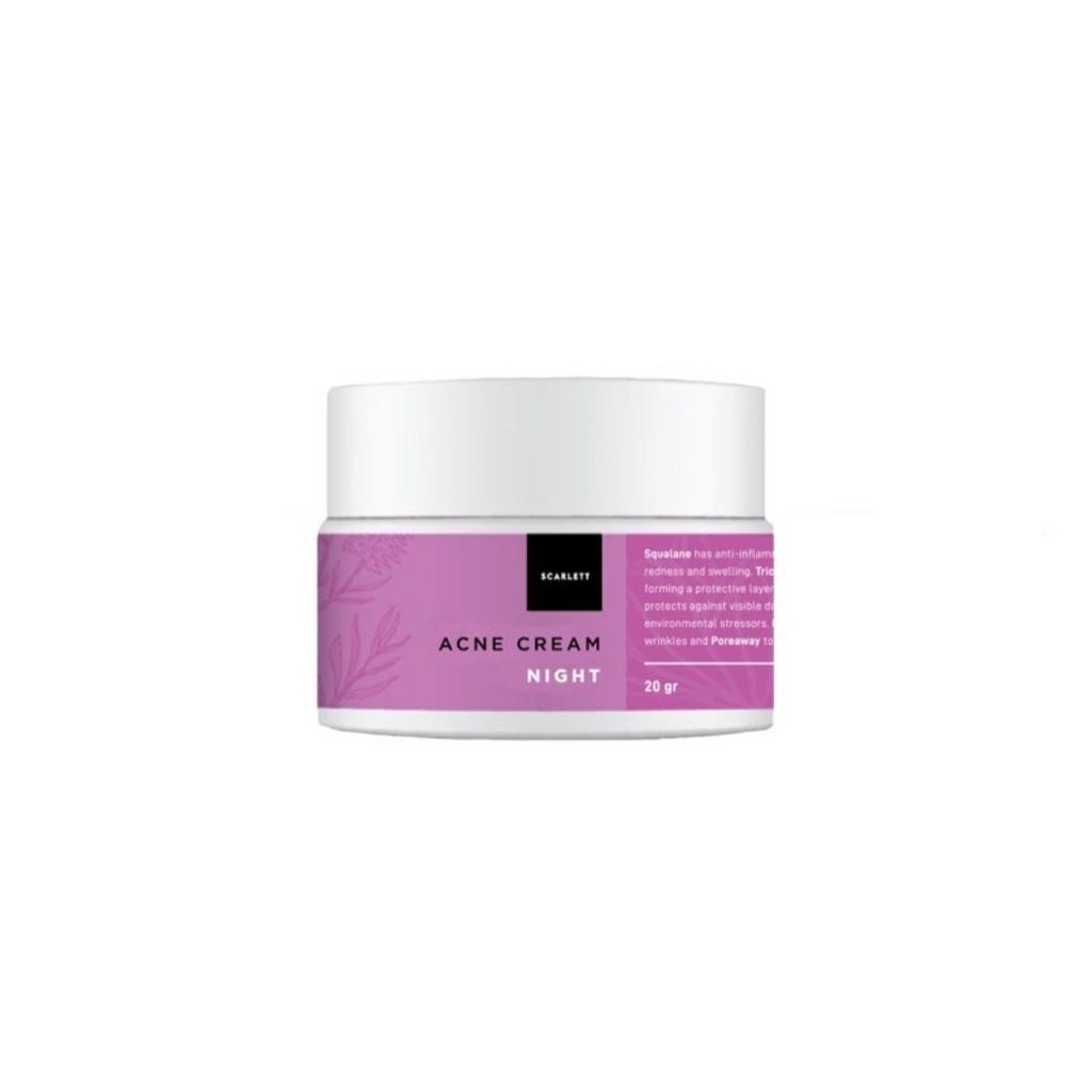 SCARLETT ACNE NIGHT CREAM[UNGU]