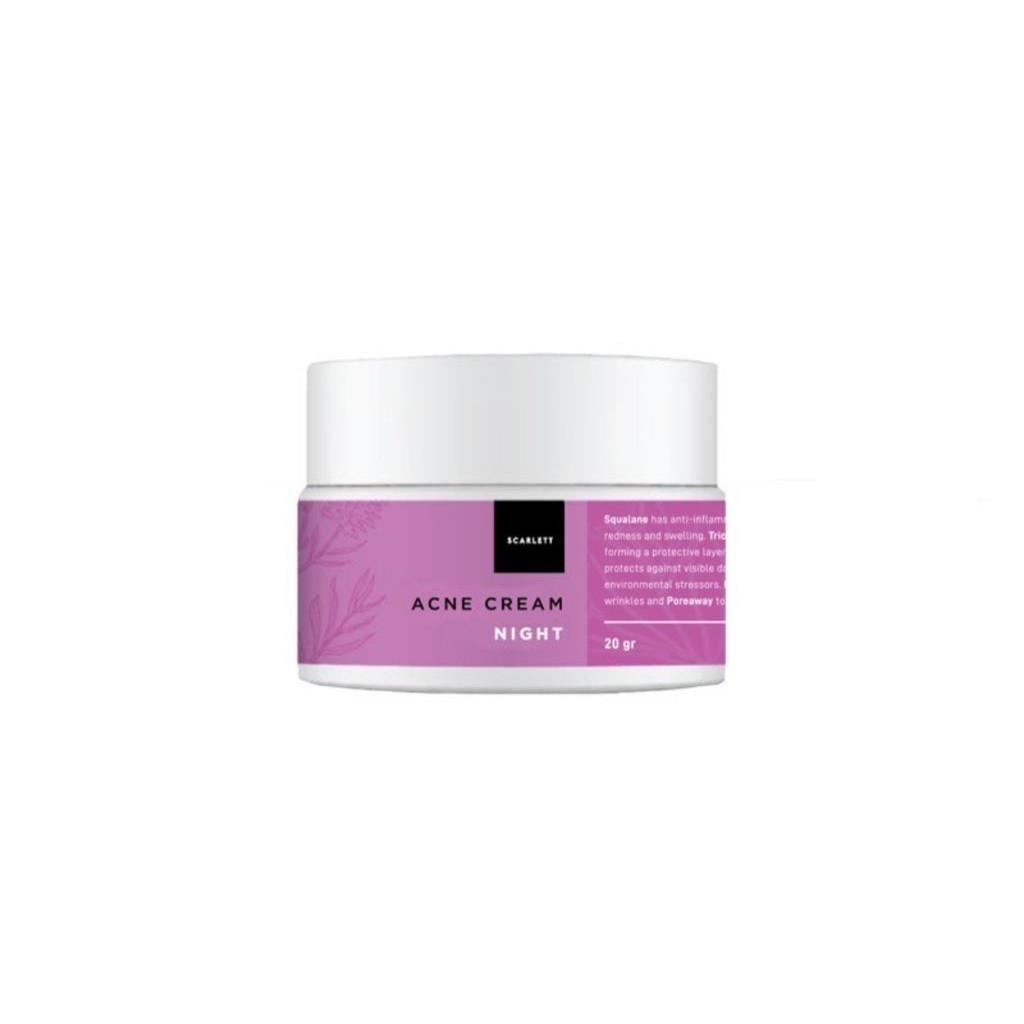 SCARLETT ACNE NIGHT CREAM[UNGU]