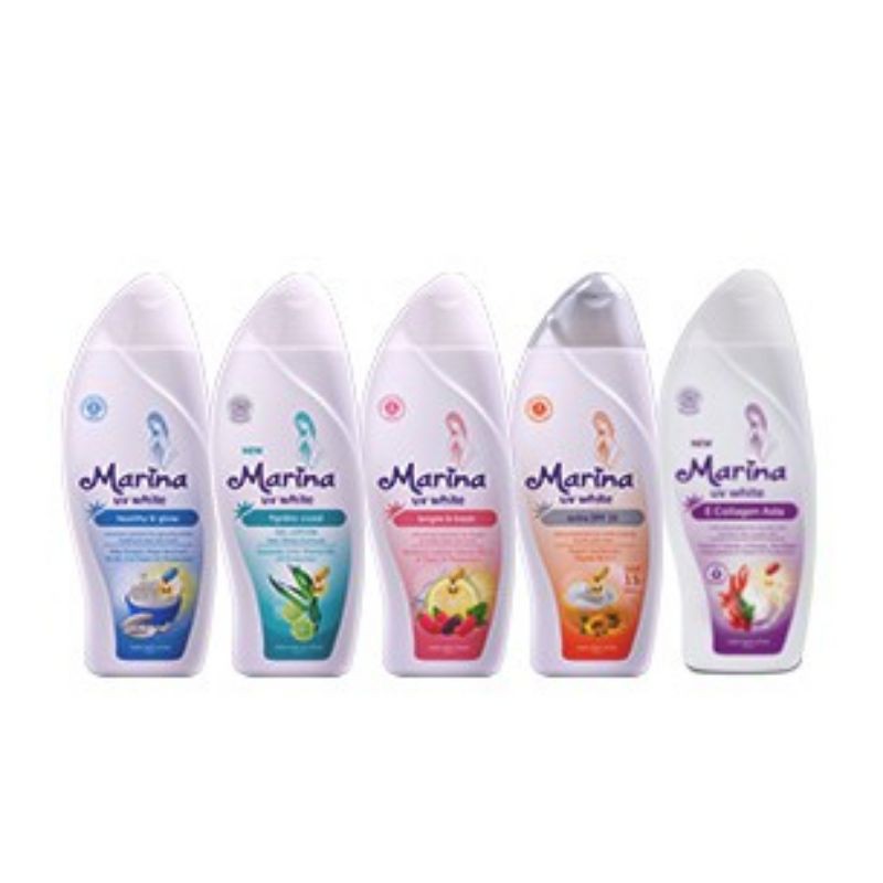 MARINA UV WHITE HAND &amp; BODY LOTION 460ML