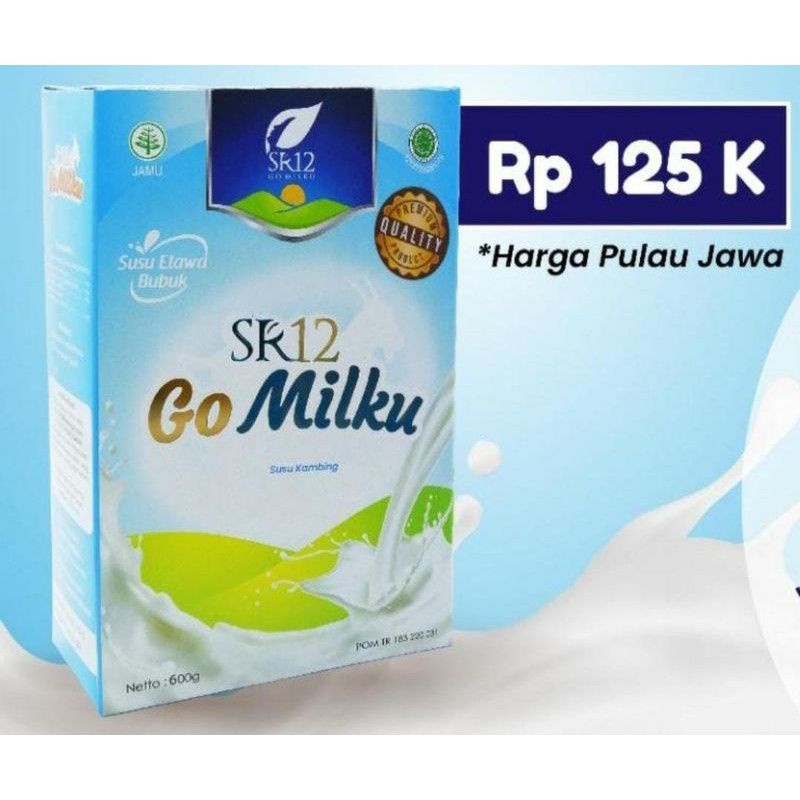 

GOMILKU Susu Kambing Etawa 600gr by. Sr12/mengurangi kolesterol darah/membantu penderita diabetes