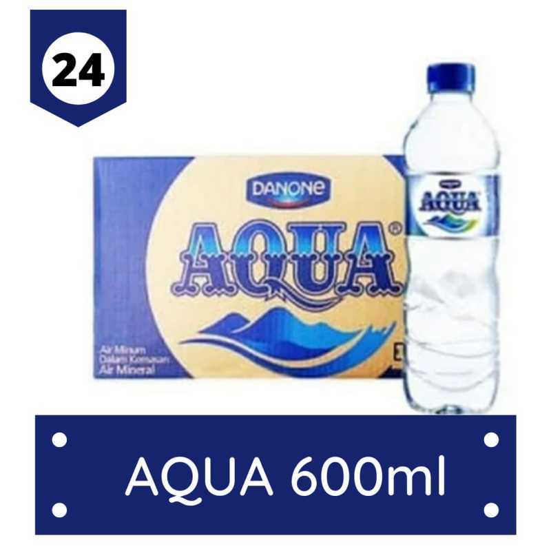 Jual Aqua Air Mineral 600ml Botol Aqua 600ml Air Minum 1 Dus Isi 24 Ojol Aja Shopee Indonesia 4550