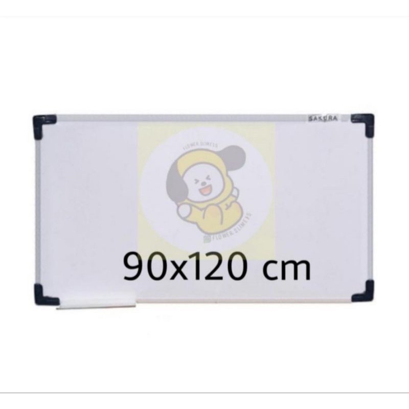 

Whiteboard Sakura 90x120 Magnet Papan Tulis Sakura 90x120 Ready