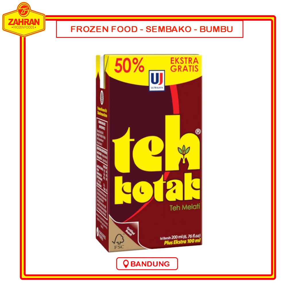 

Teh Kotak Melati 200ml (+ 100ml) Murah Bandung