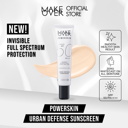 ✦SINAR✦ NEW! Make Over Powerskin Urban Defense Sunscreen 40 ml