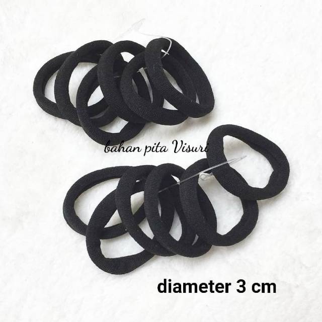 Karet Nylon Hitam 3 cm