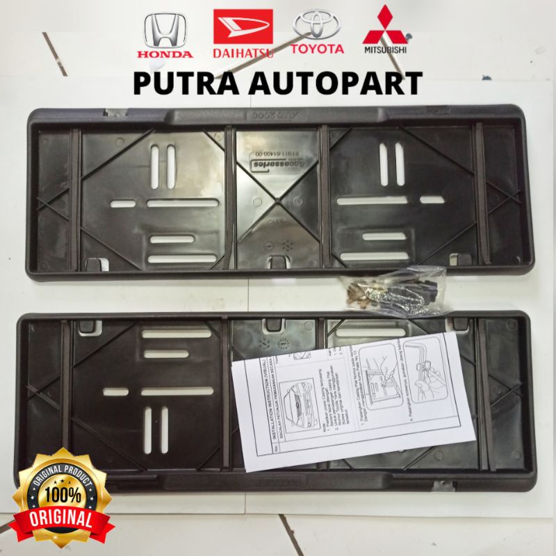 dudukan / tatakan plat nomor auto2000 toyota