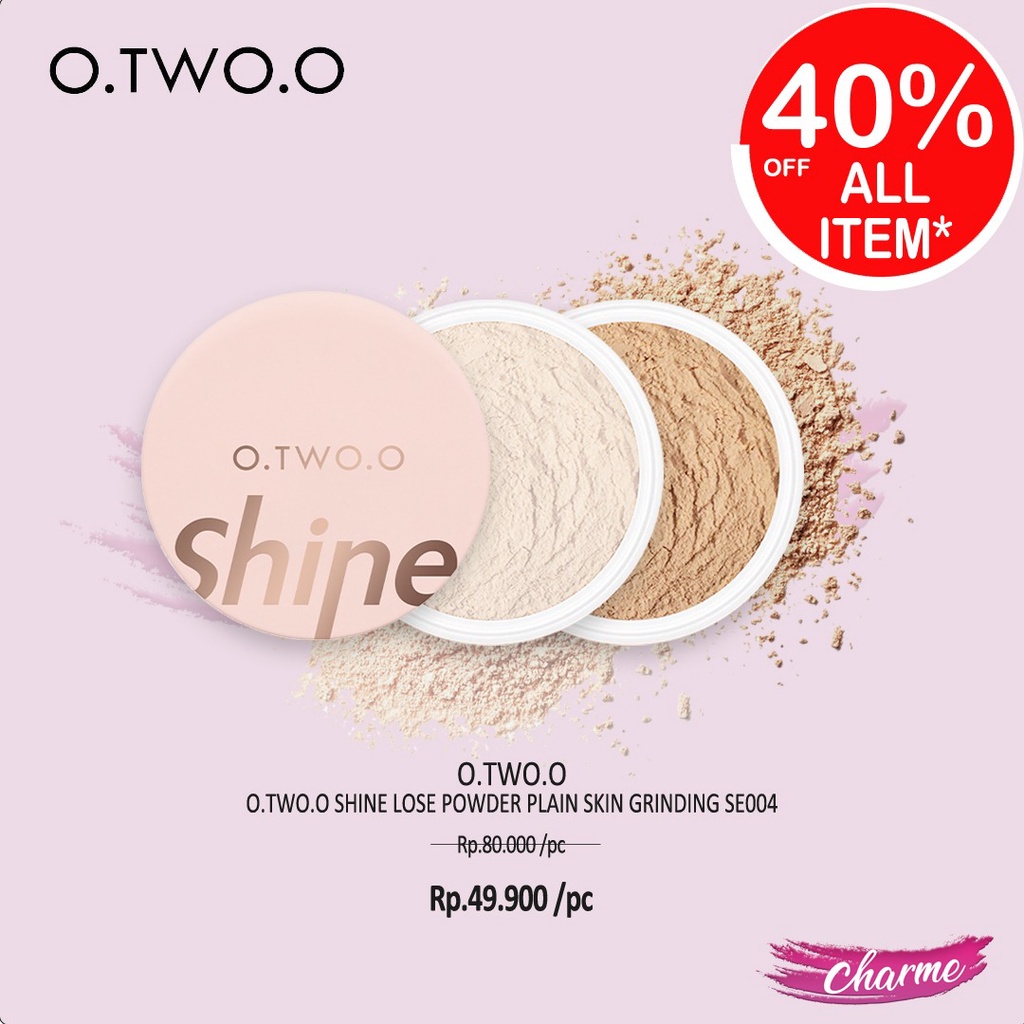 (READY &amp; ORI) O.TWO.O Otwoo Shine Loose Powder Plain Skin Grinding SE004