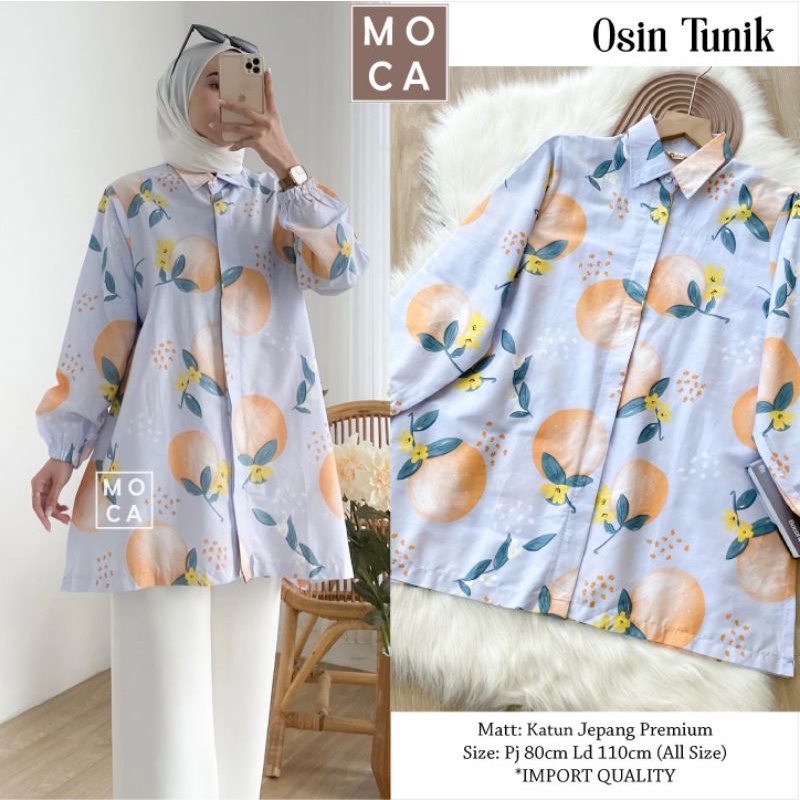 Osin Tunik Katun Jepang Premium Original by Moca