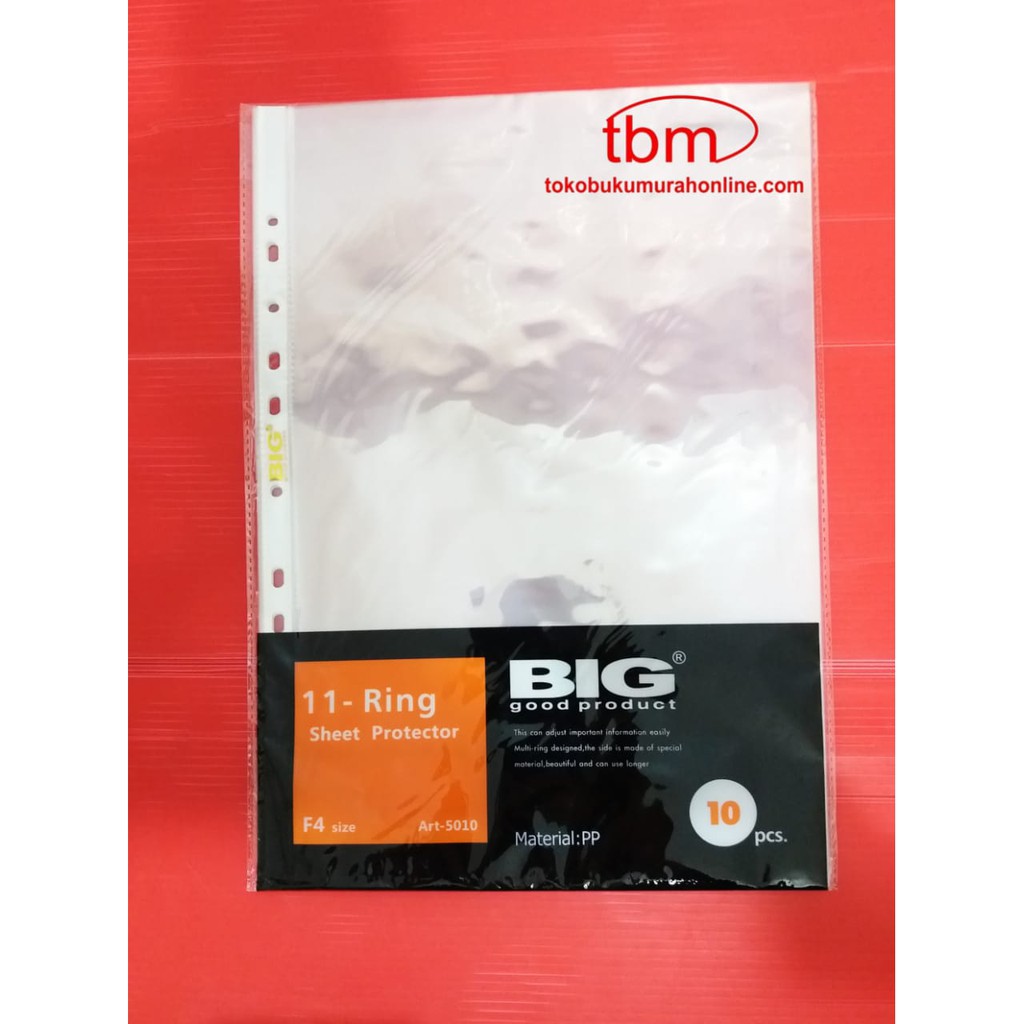 SHEET PROTECTOR F4 BIG / PP POCKET / PP F4