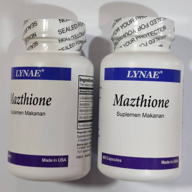 Suplemen pemutih whitening isi 60 kapsul bersegel - BPOM