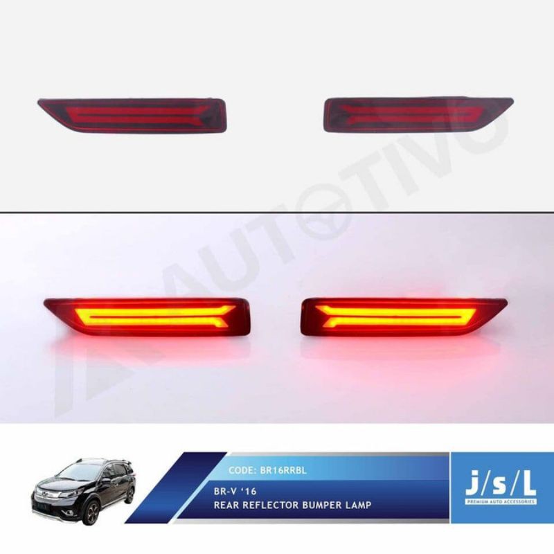 Reflektor Lampu Belakang BRV 2016 2021 Rear Bumper Lamp