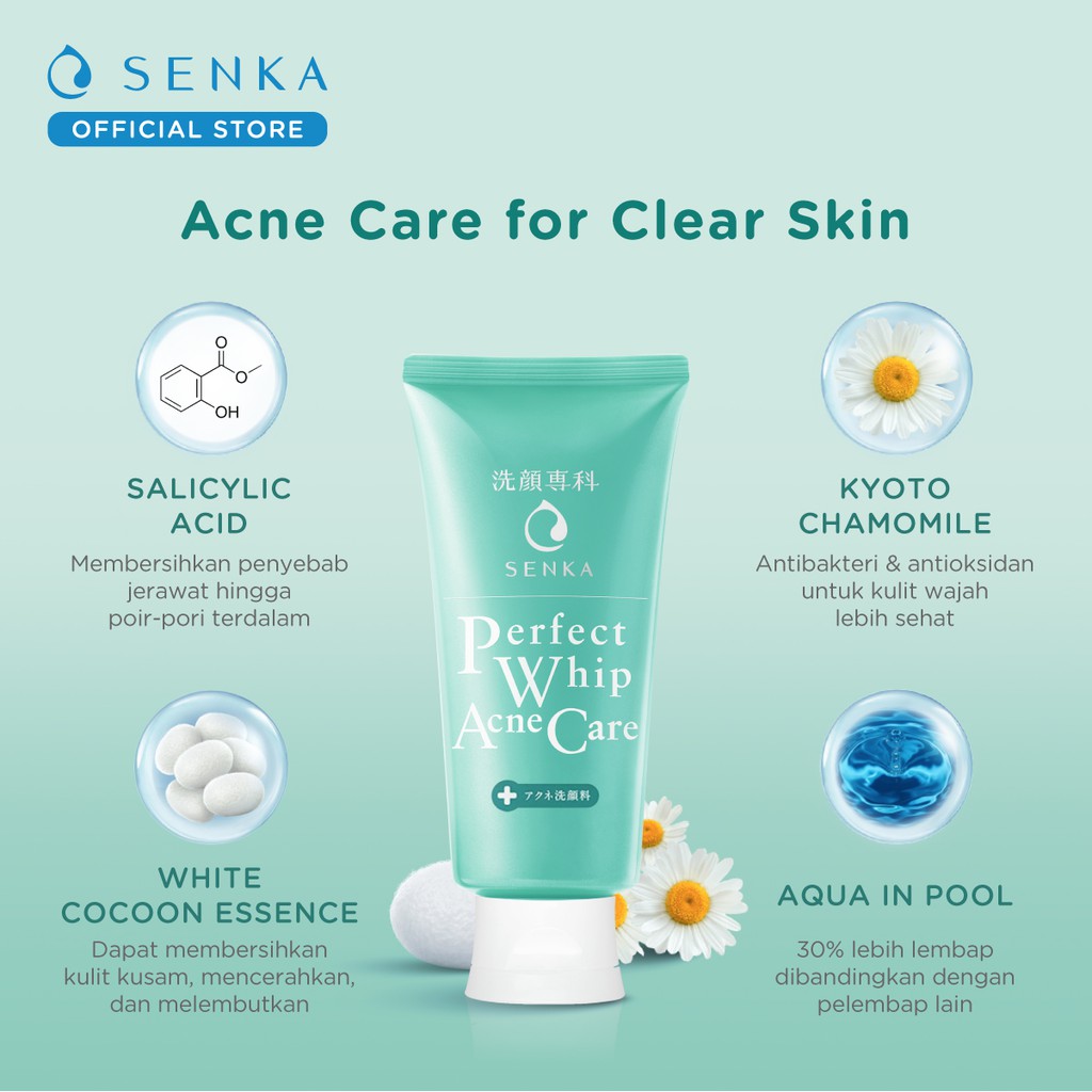 ★ BB ★ SENKA Perfect Whip Acne Care 50 gr | SENKA Perfect Whip Acne Care 100 gr