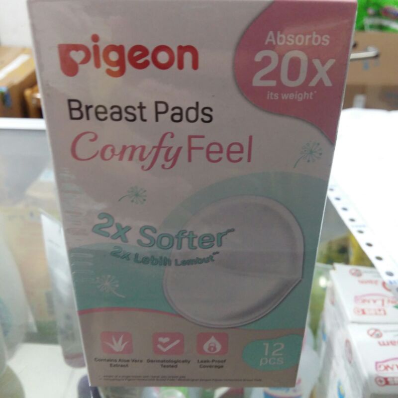 Pigeon Breast Pads Comfy Feel isi 12 Pcs Lebih Lembut Serap ASI