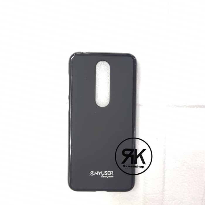 Silicone Hitam matte Nokia 6.1 PLUS 6.1+ jelly case casing cover