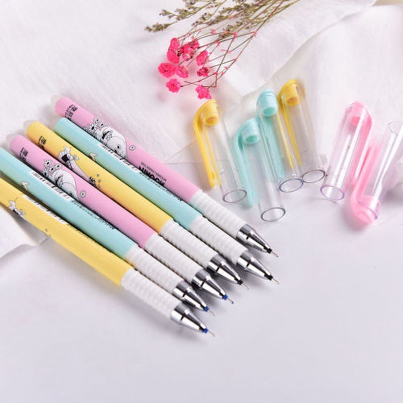 

ALAT TULIS CUTIE 3PCS/SET Korea cartoon kawaii 0.38mm Blue Gel ink Pens Writing Office School