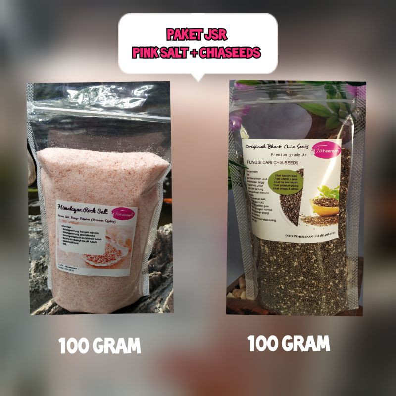 

PROMO BLACK CHIA SEED GARAM HIMALAYA PAKET JSR HIMSALT HIMALAYA PINK SALT CIA SEEDS BIJI CHIA