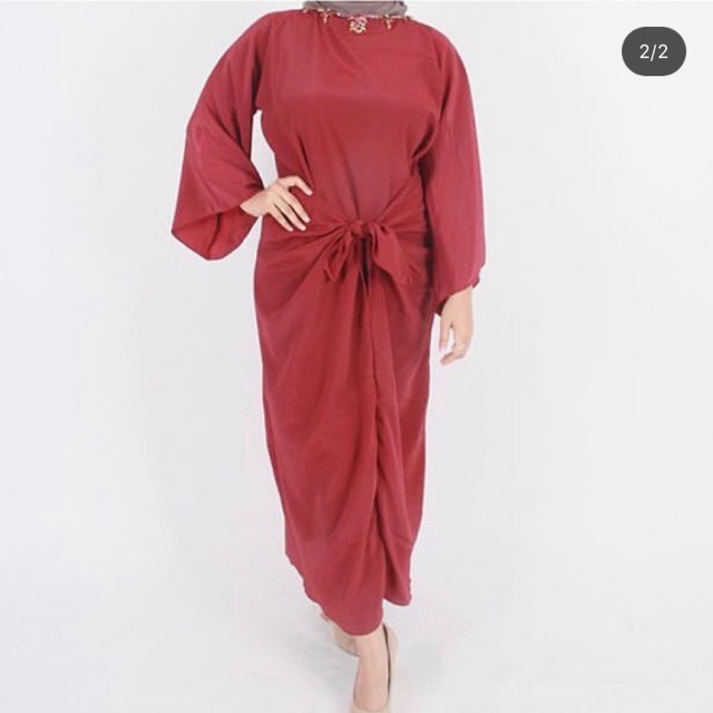 Kaftan ikat with beads
