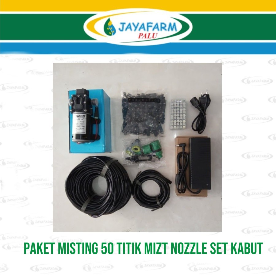 Paket Misting 50 Titik Mizt Nozzle Set Kabut