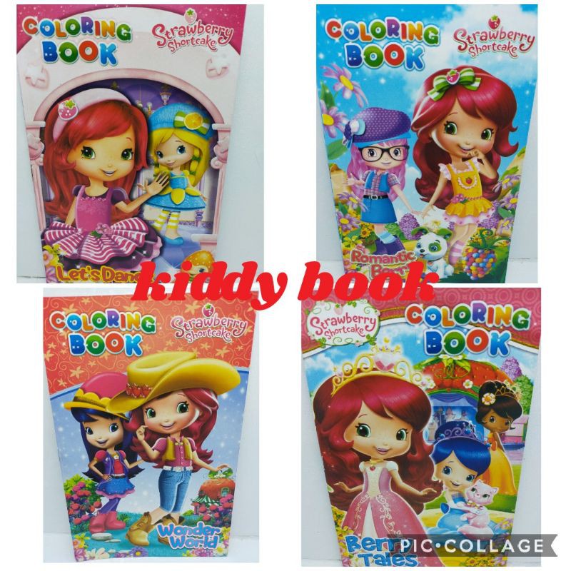 Buku Mewarnai Strawberry Shortcake Rendom Gambar Shopee Indonesia