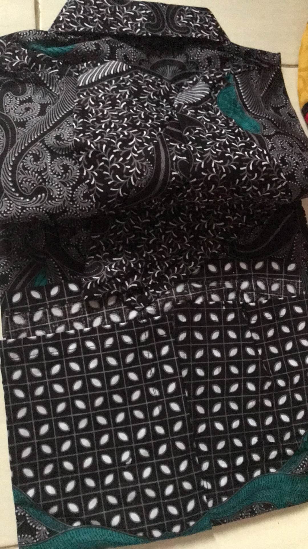 Batik Couple Keluarga Sania Ruffle Ori Ndoro Jowi Dnt Teruntum Dimensi Abu