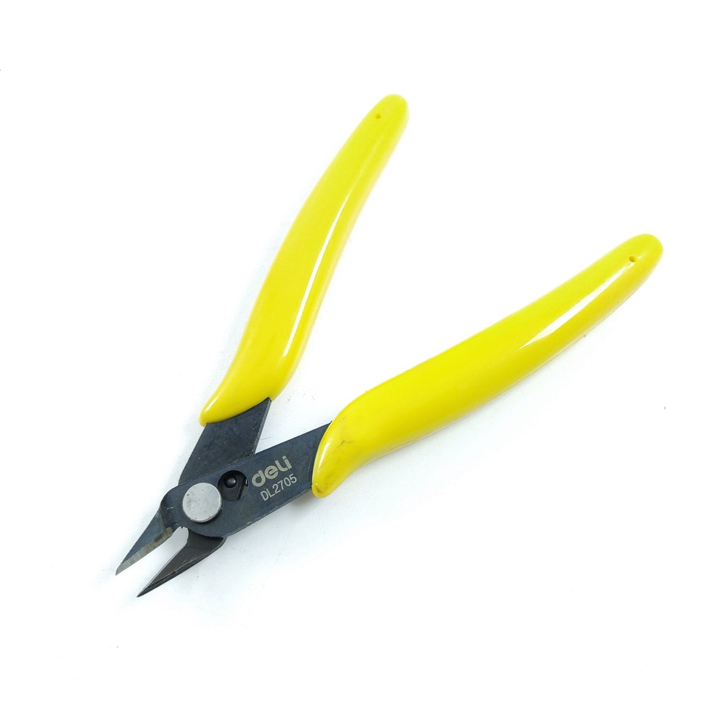 Tang Potong 4,5 Inch - Electronics Cutting Nippers Deli DL2705